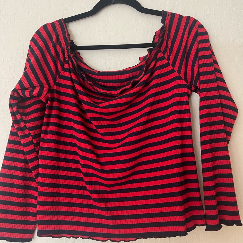 Striped Crop Top
